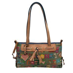 Dooney & Bourke Green Pebbled Grain leather Doodle Shoulder Bag